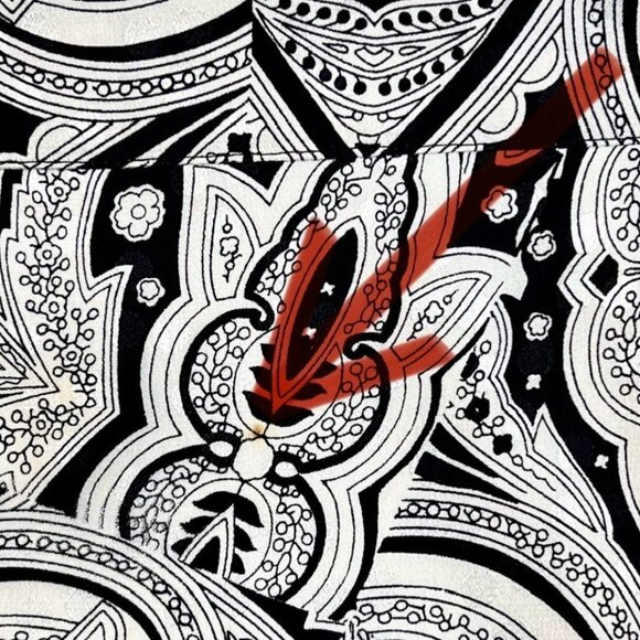 Richie Freeman For Teri Jon Silk Floral & Paisley Print Dress Midi Length Sz 10 - Picture 16 of 16